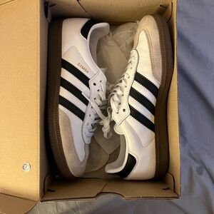 Adidas Samba White Black Sneakers